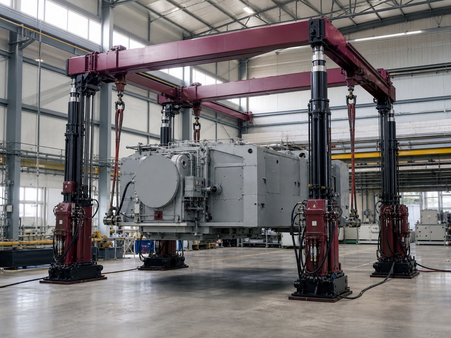 Gantry system de 500 toneladas en operación